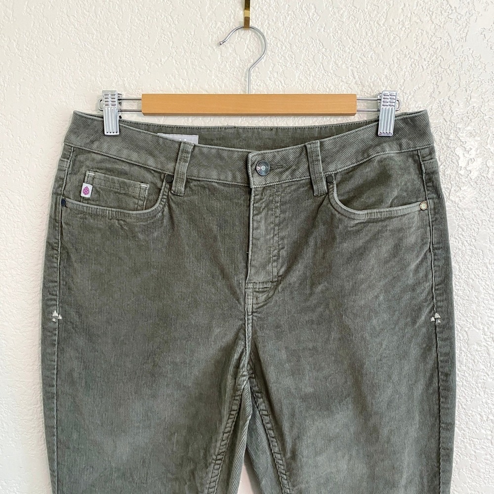Stio Rivet Corduroy Pants Sage Green Gray Womens 10 Short Outdoor Hiking Camping - Picture 3 of 13
